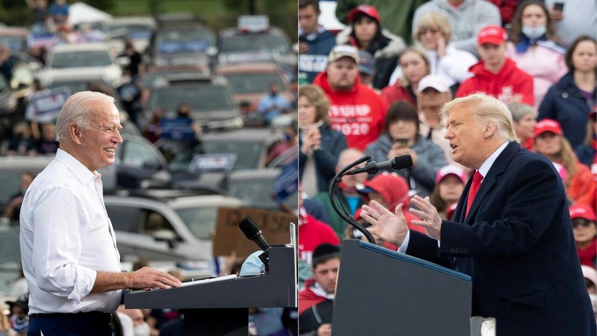 Joe Biden and Donald Trump